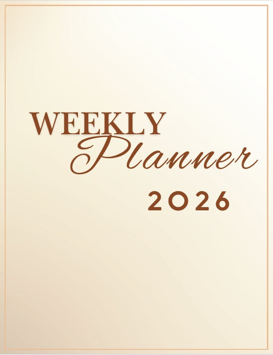 Weekly Planner 2026 (Printable)